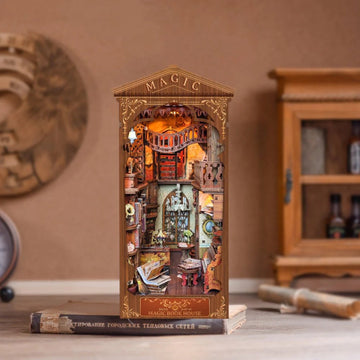 Magic House Book Nook Kit – Enchanted Book Nook with DIY Magic Props