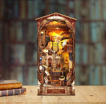 Magic World Book Nook Kit – Enchanted Book Nook Magic World 3D DIY Kit